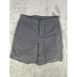 The North Face Shorts Mens 30 Gray Polyester Casual outdoors Flat‎ Front Pockets